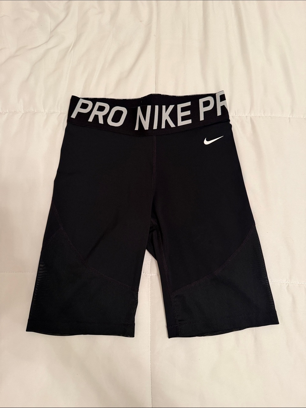 Nike Black PRO Logo Women's Bike Shorts